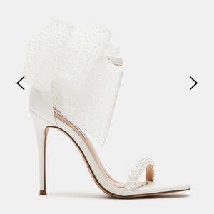 Steve Madden Benni White Heels Chic Design bridal new in box